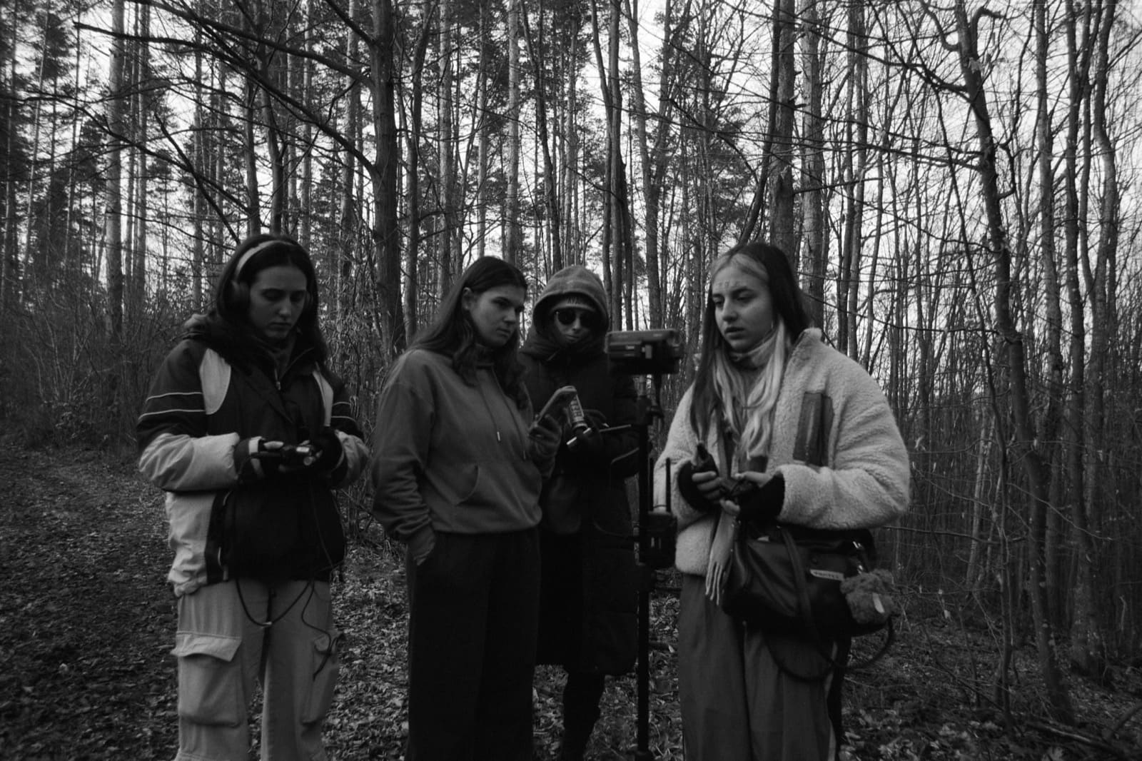 Team while shooting - Заснет, Elena