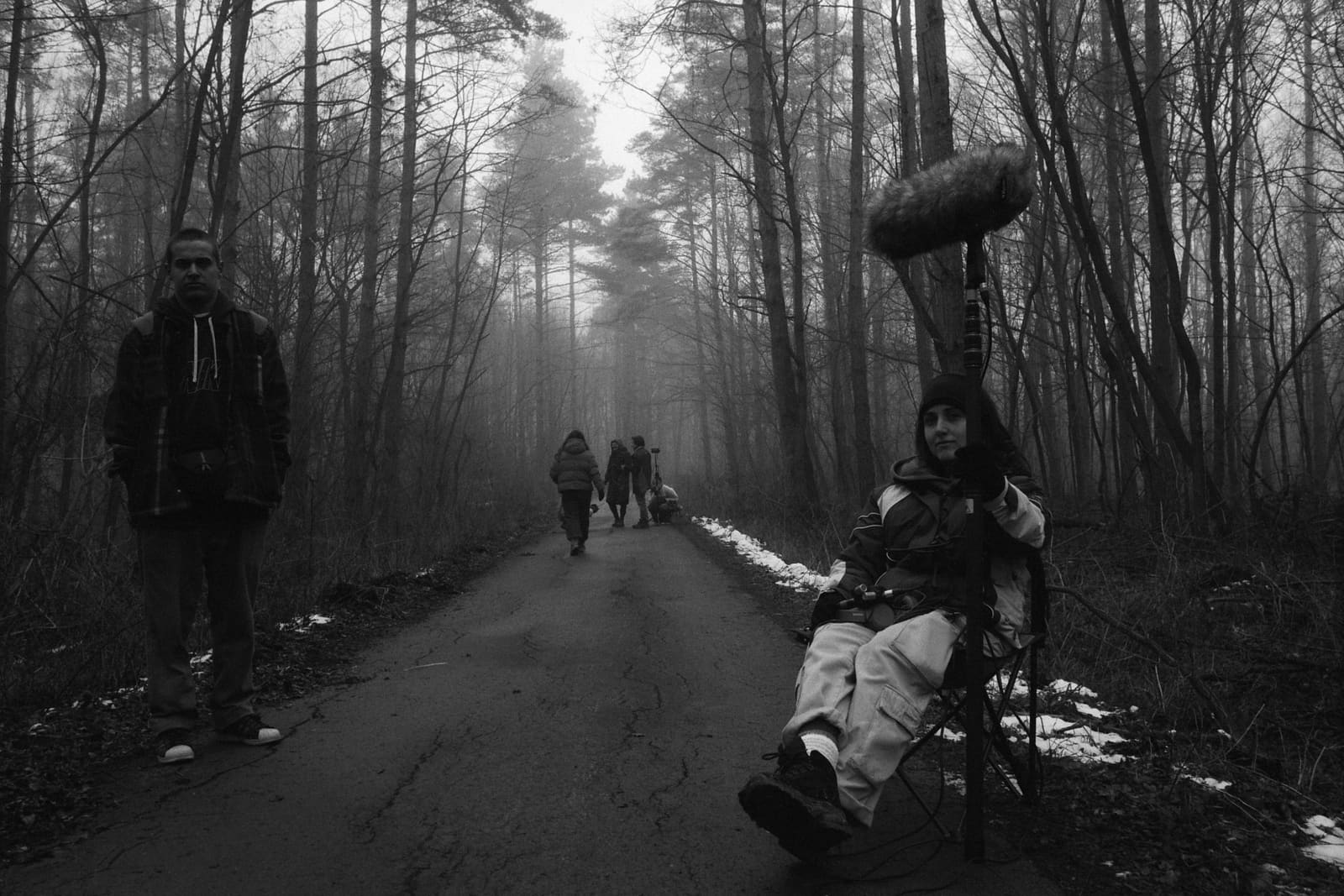 Team while shooting - Заснет, Elena