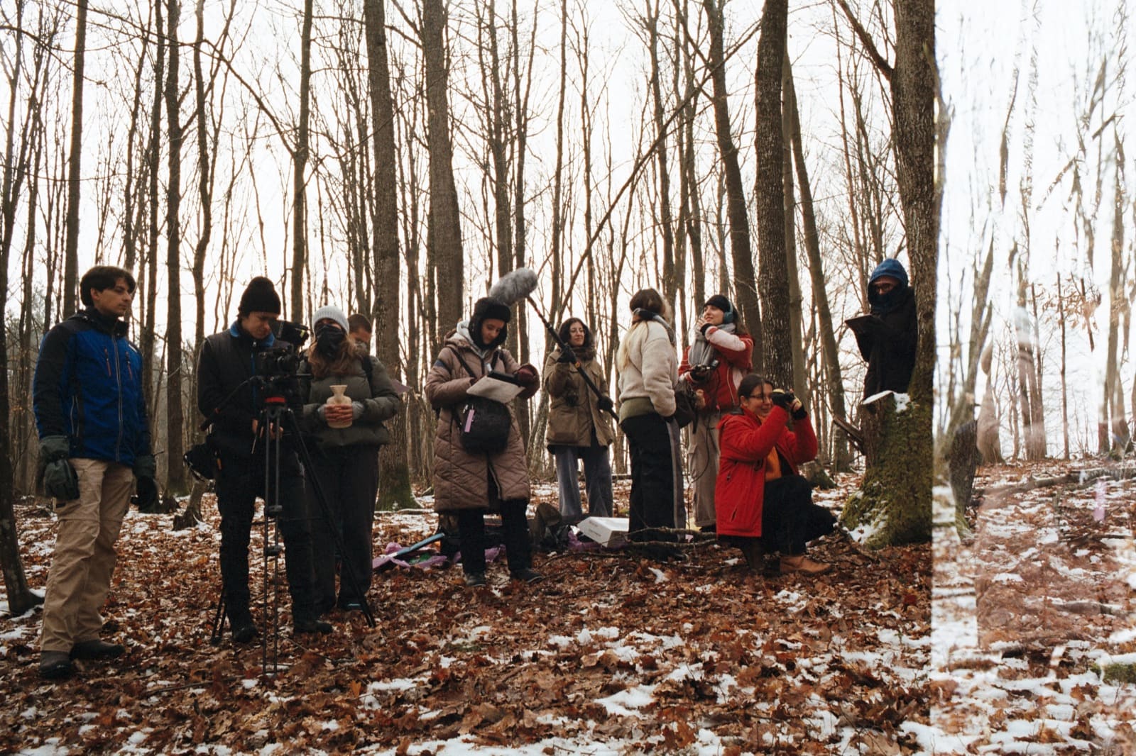 Team while shooting - Заснет, Elena